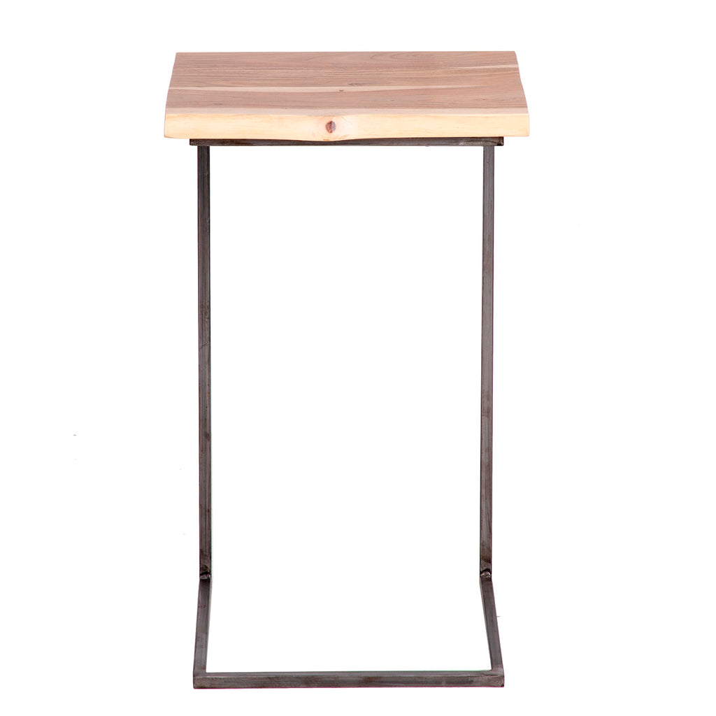 Dava Acacia Wood Iron Laptop Table