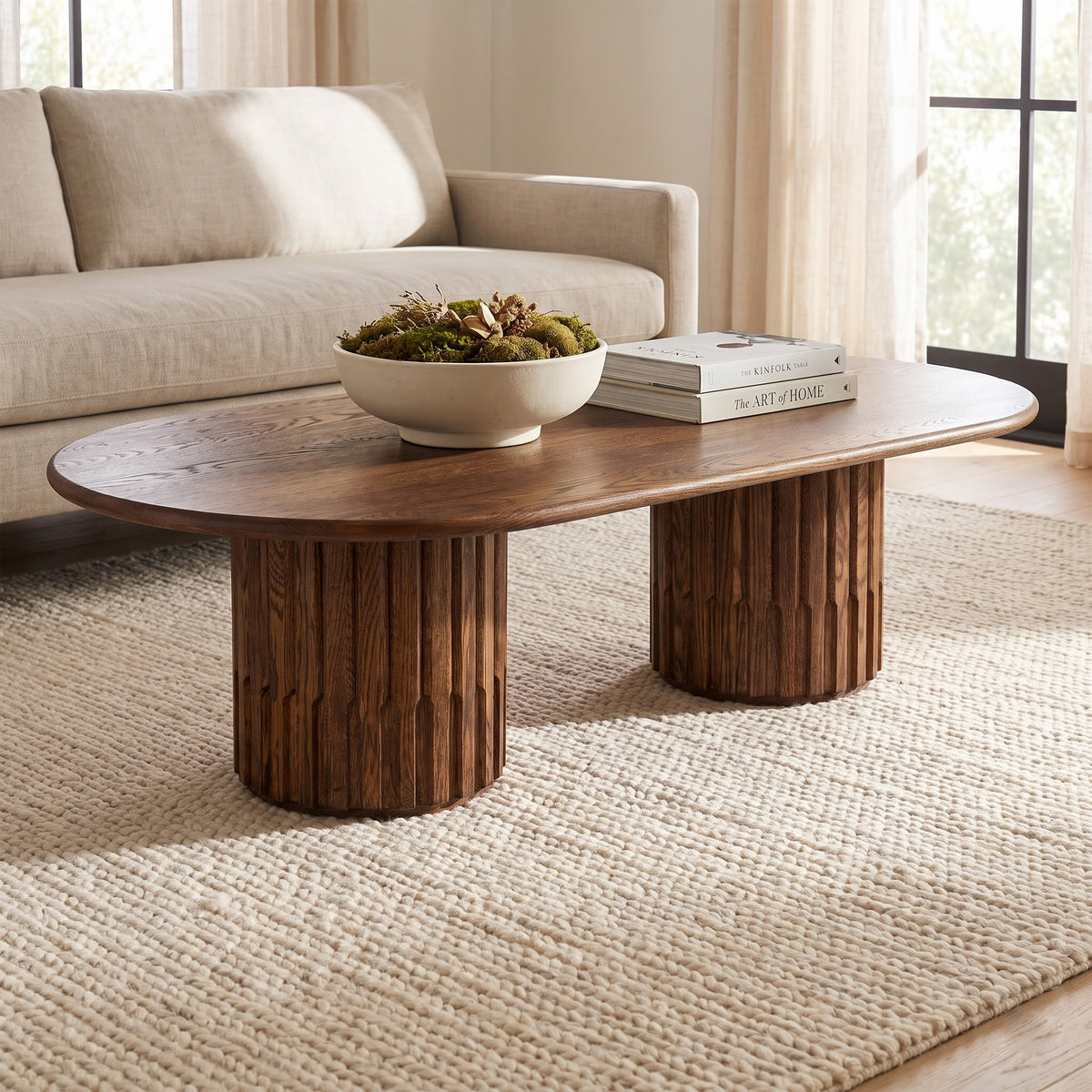 Dalta Capsule Red Oak Coffee Table
