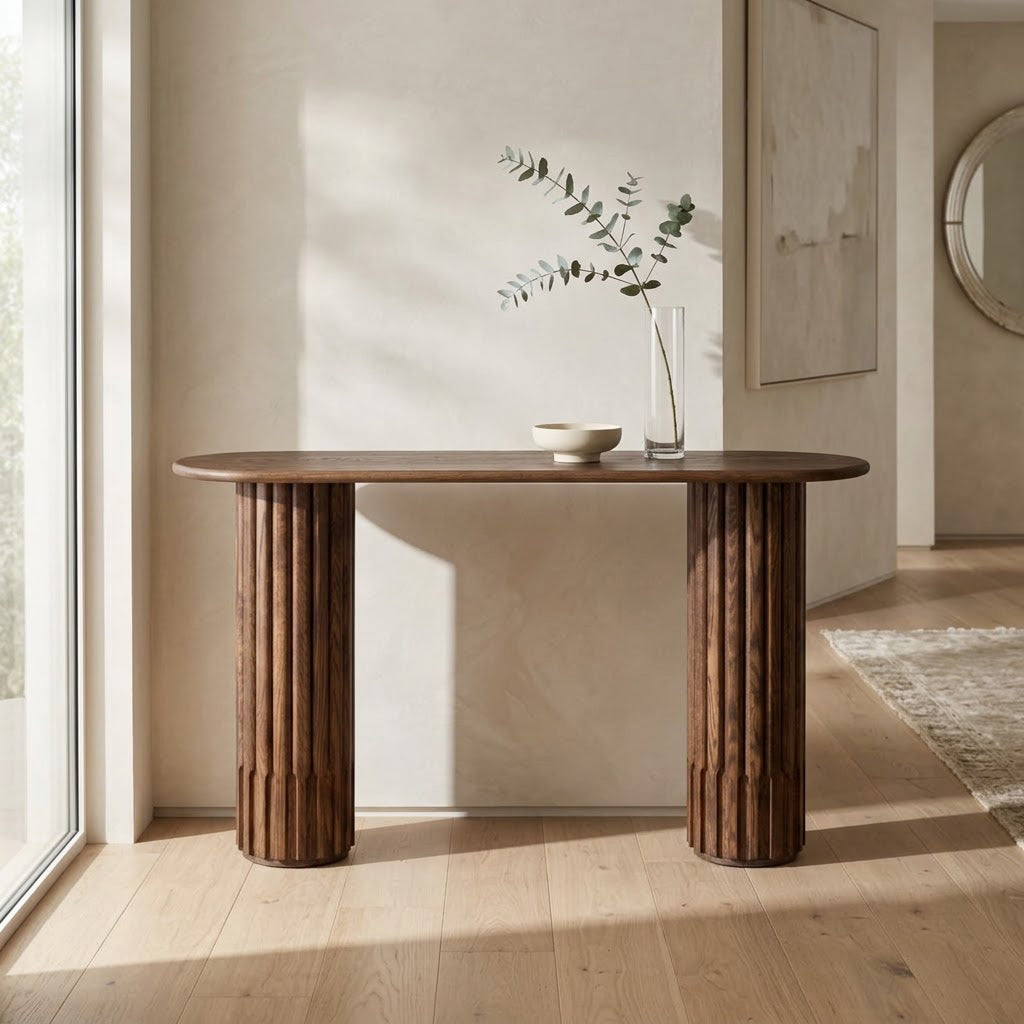 Dalta Capsule Oak Console Table