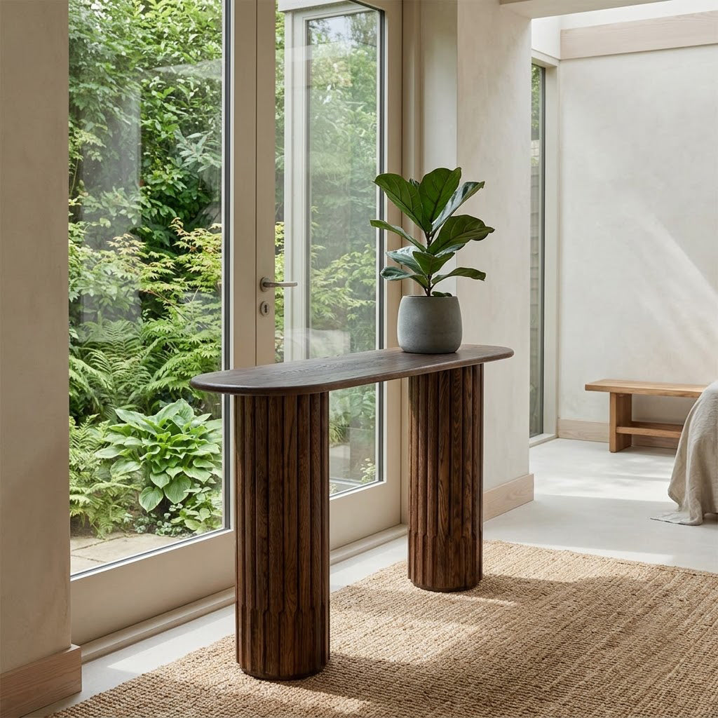 Dalta Capsule Oak Console Table