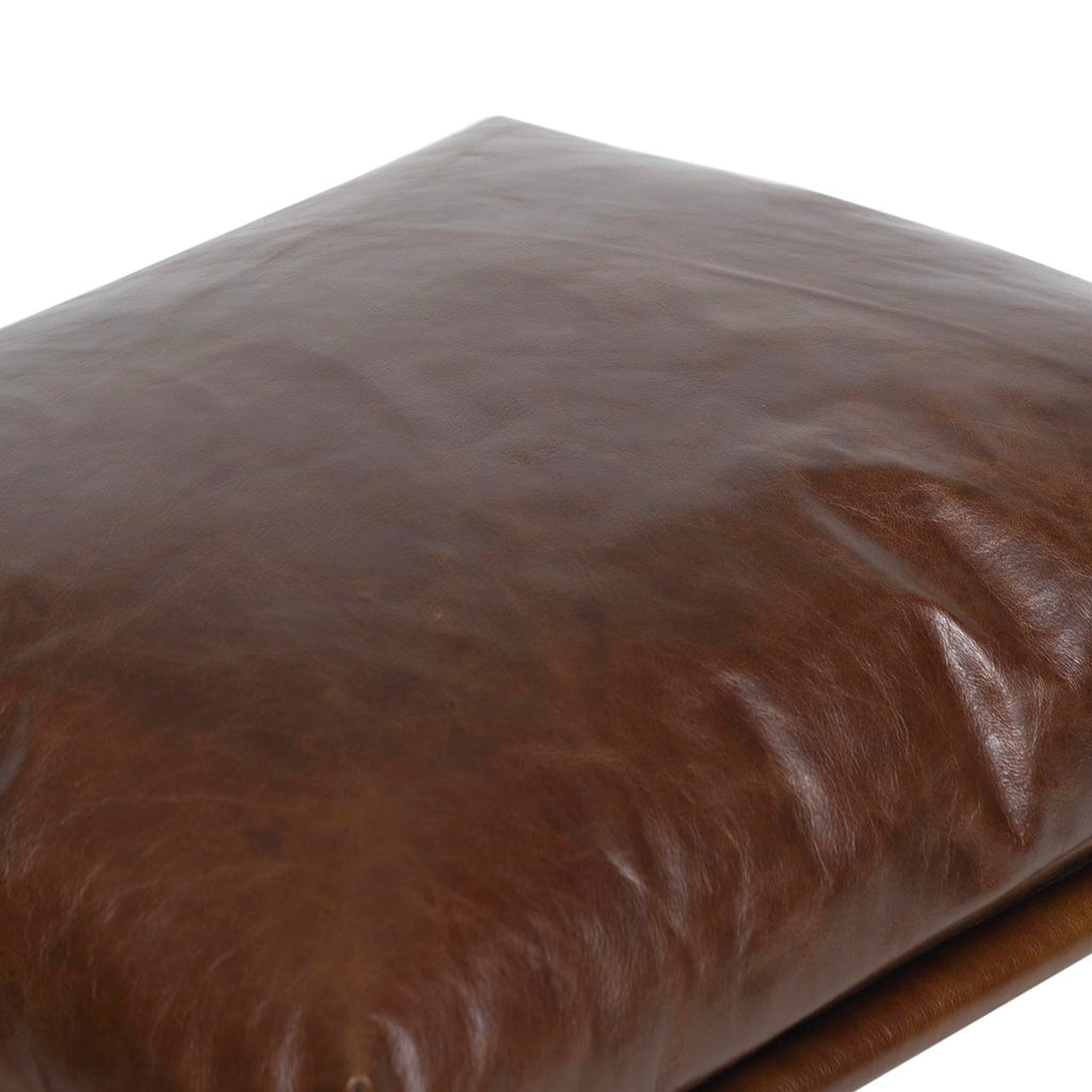 Damo Leather Ottoman
