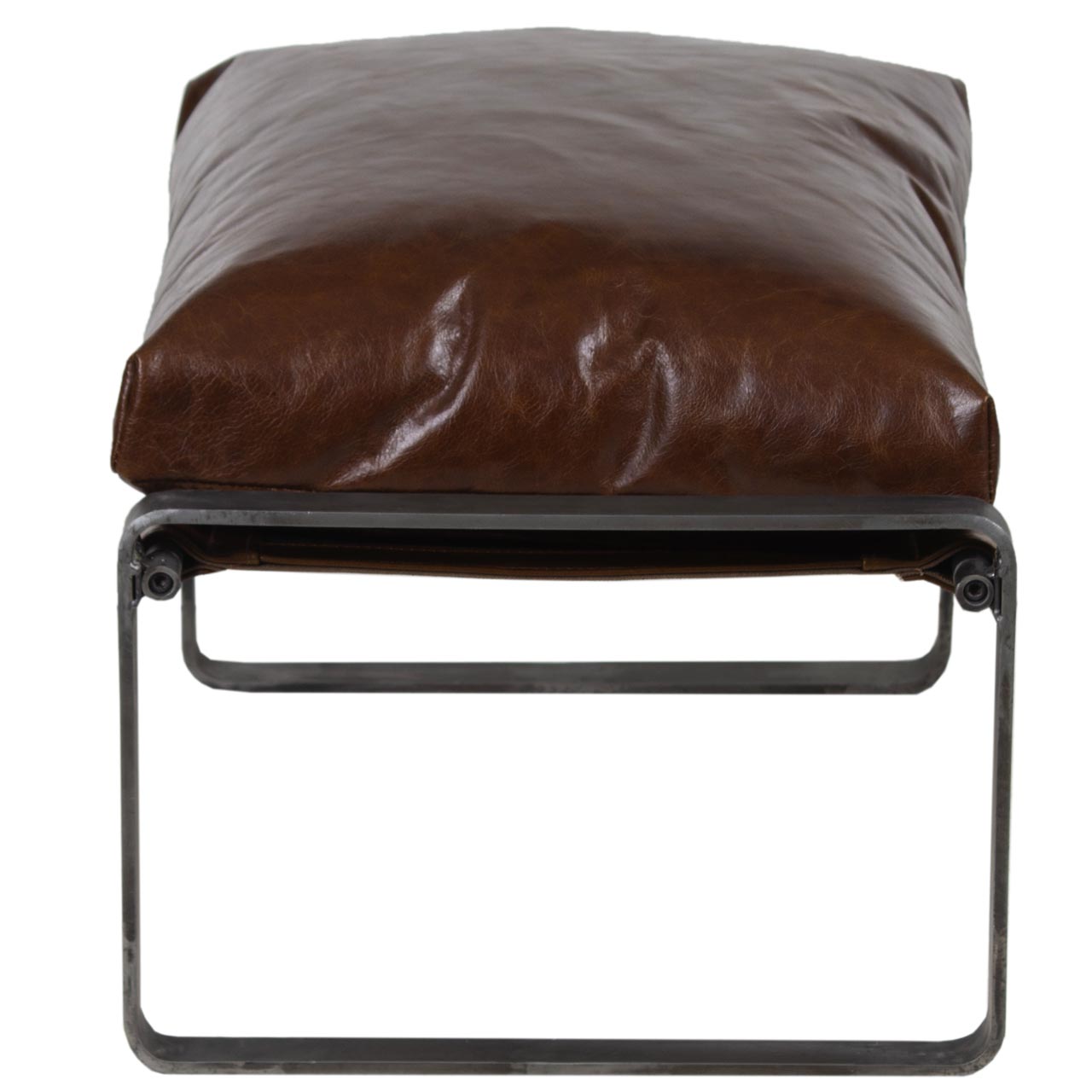 Damo Leather Ottoman