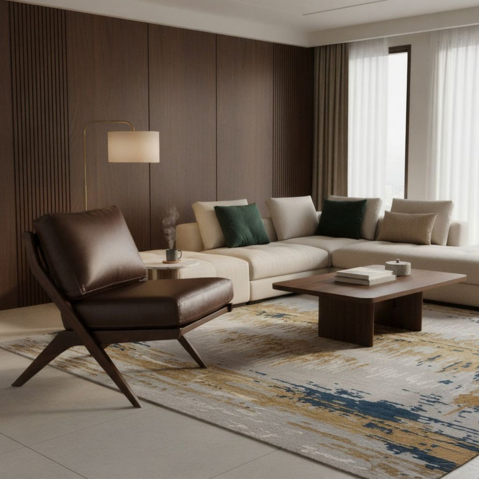 Cali Leather Accent Chair