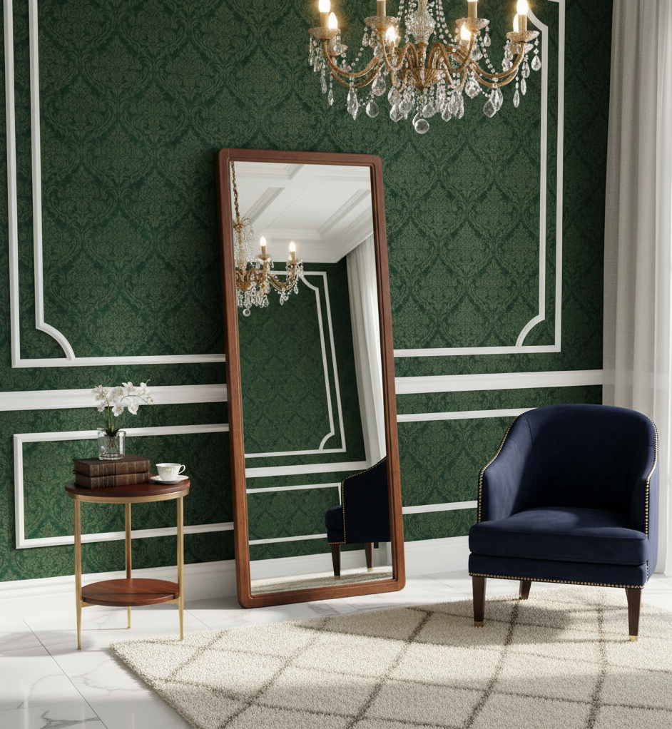 Demonta Acacia Wood Mirror Large