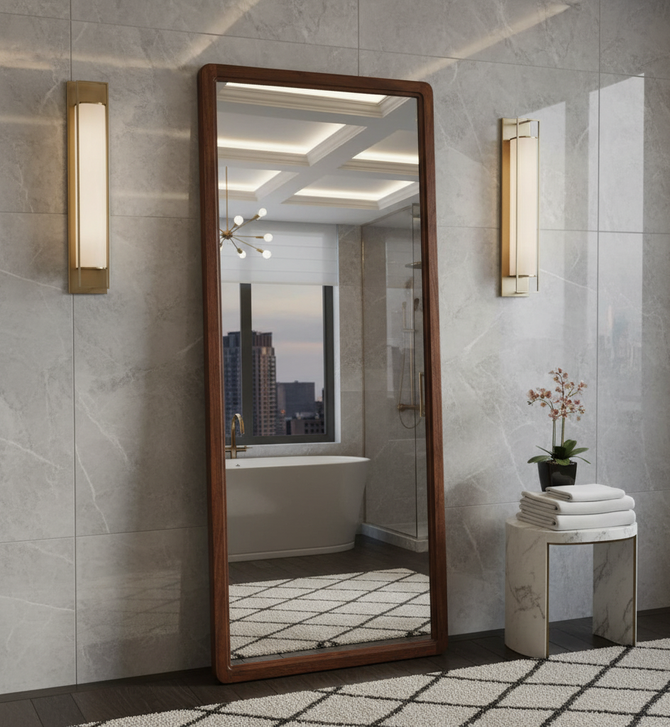 Demonta Acacia Wood Mirror Large