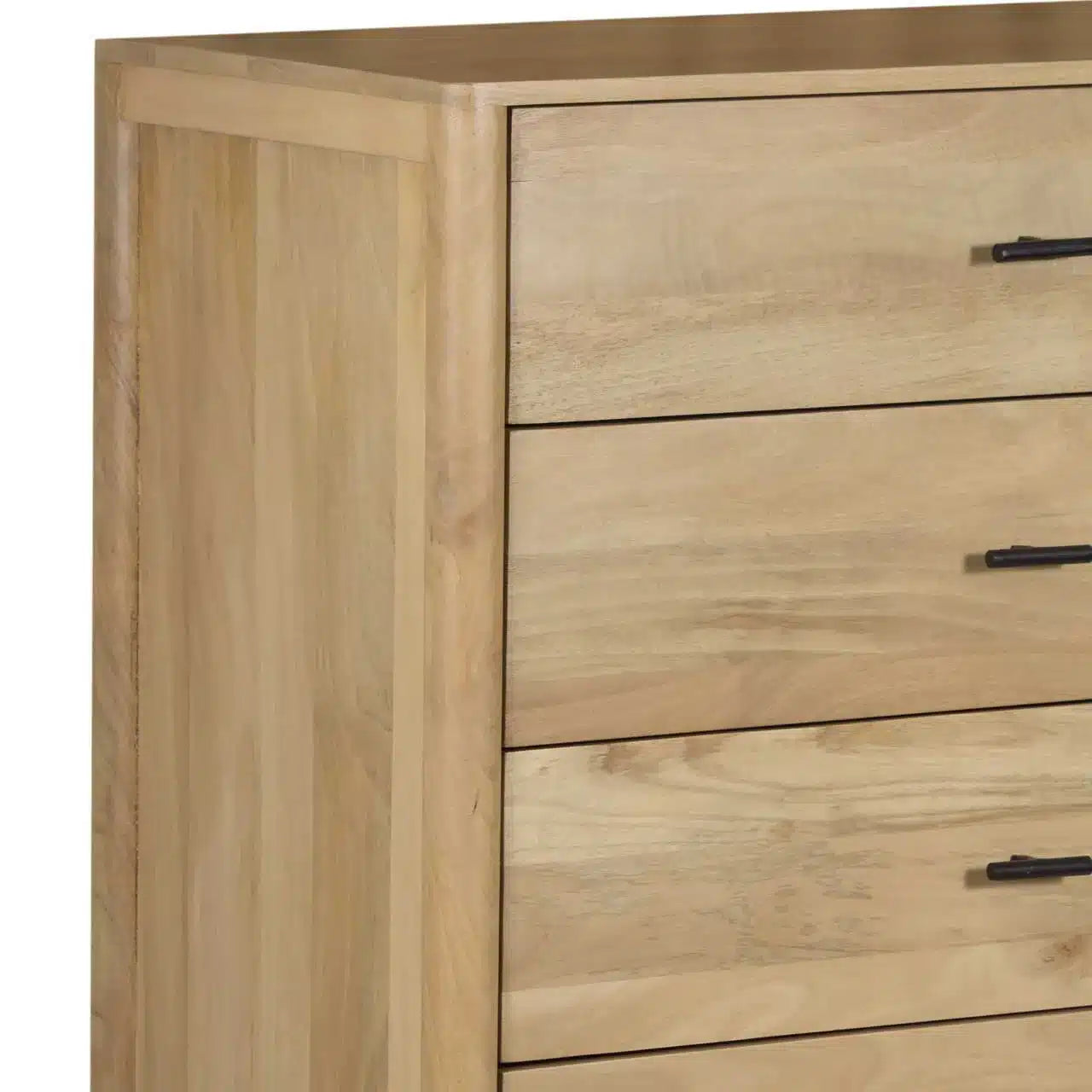 Dowen Mango Wood 5 Drawer Highboy