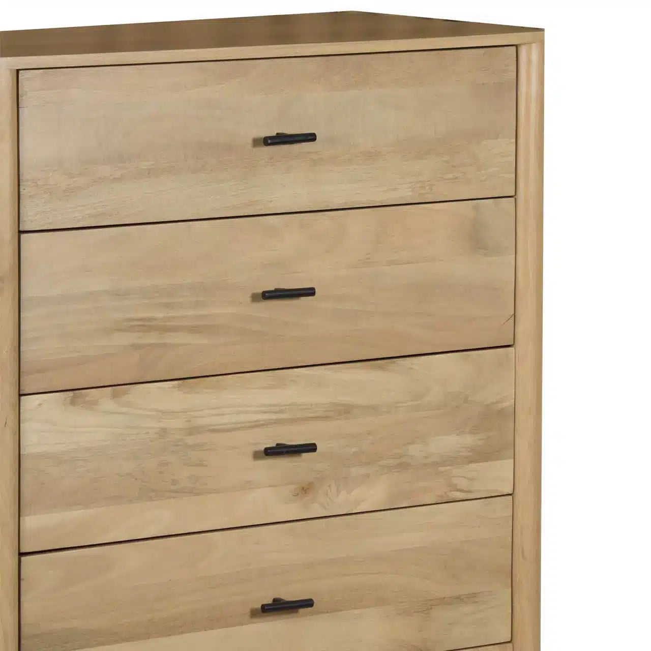 Dowen Mango Wood 5 Drawer Highboy