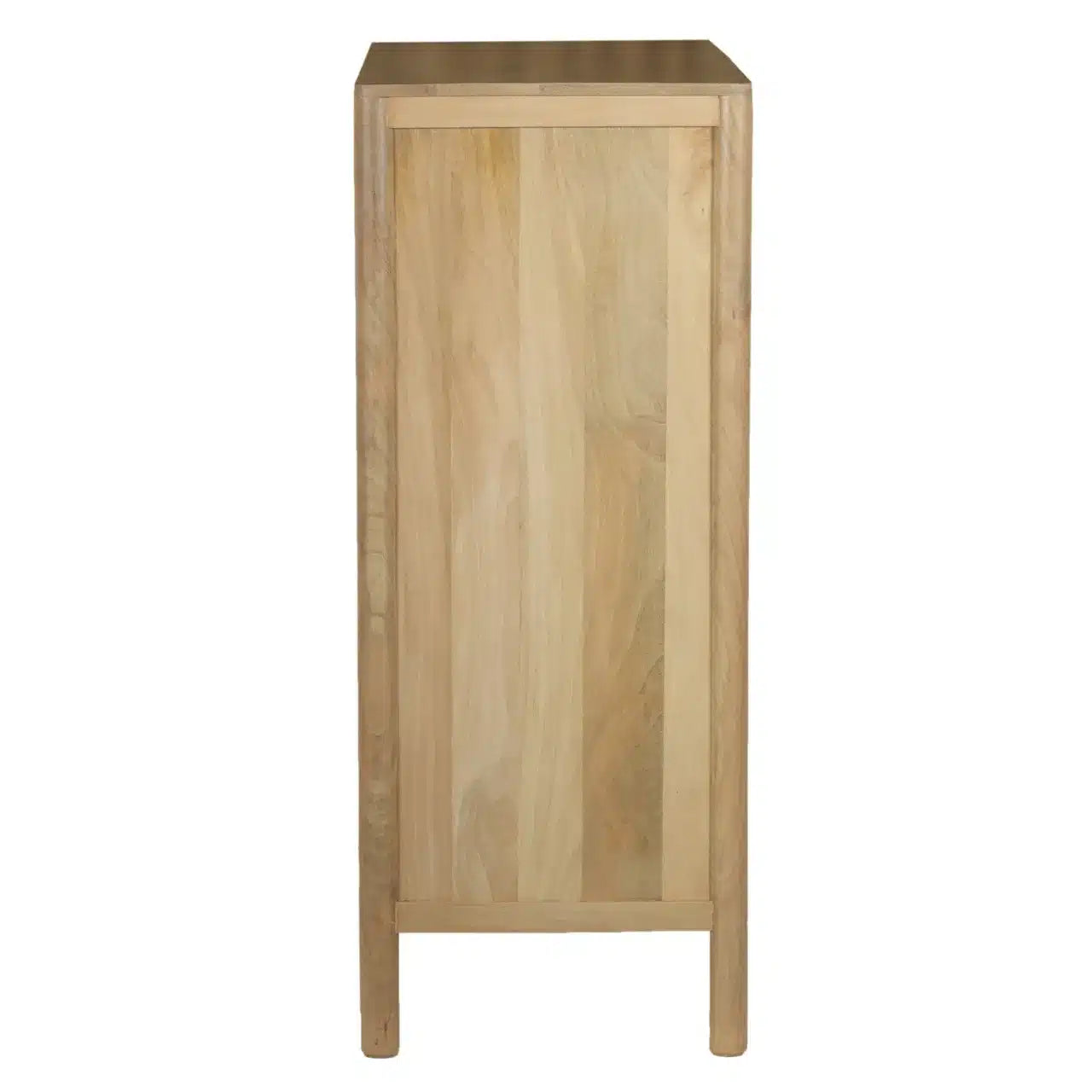 Dowen Mango Wood 5 Drawer Highboy