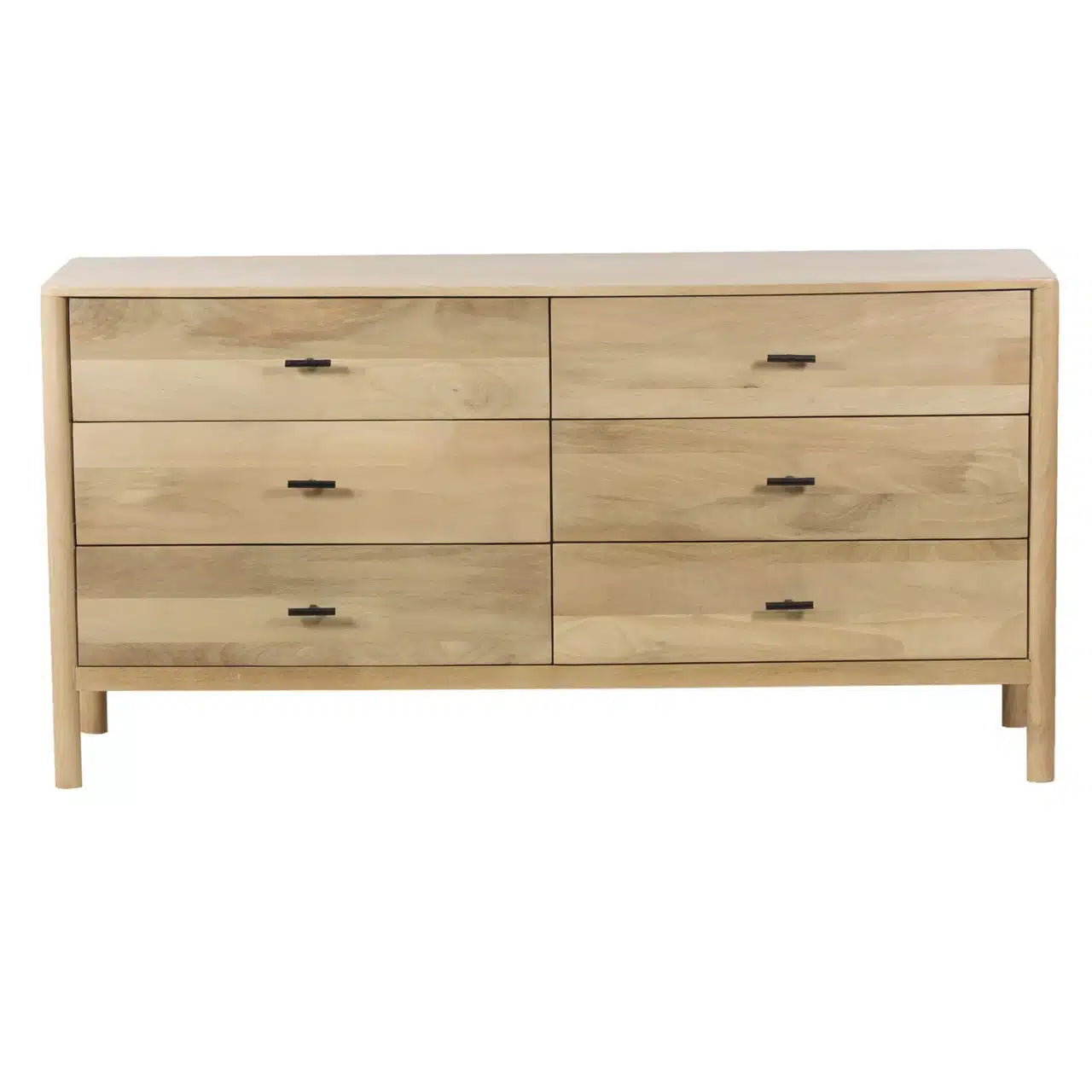 Dowen Mango Wood 6 Drawer Dresser