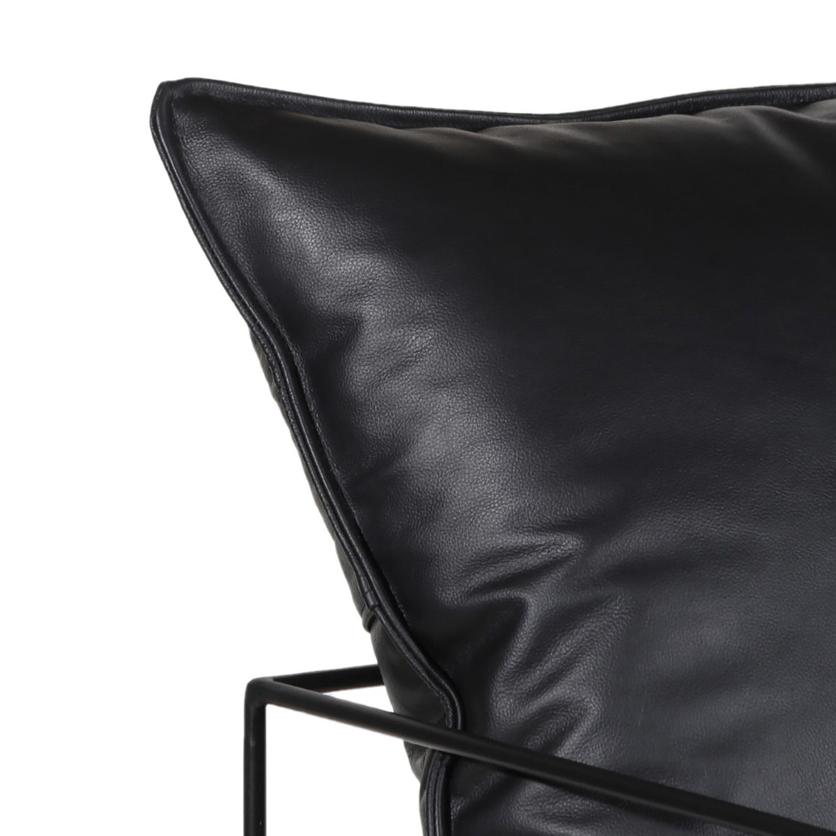 Ducal Black Iron Accent Chair