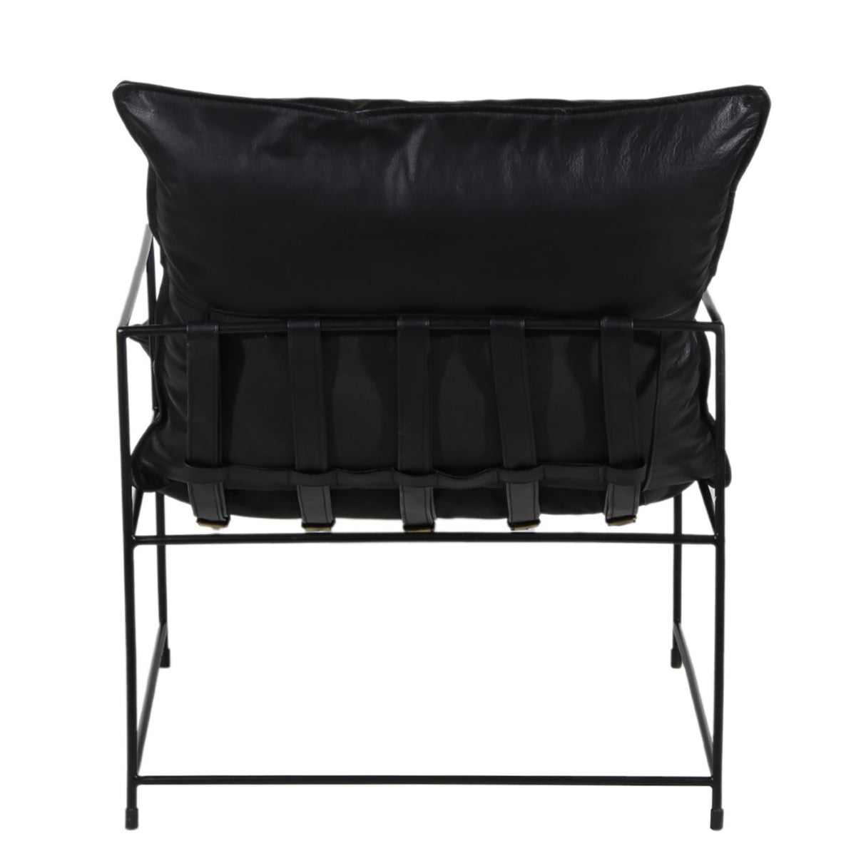 Ducal Black Iron Accent Chair