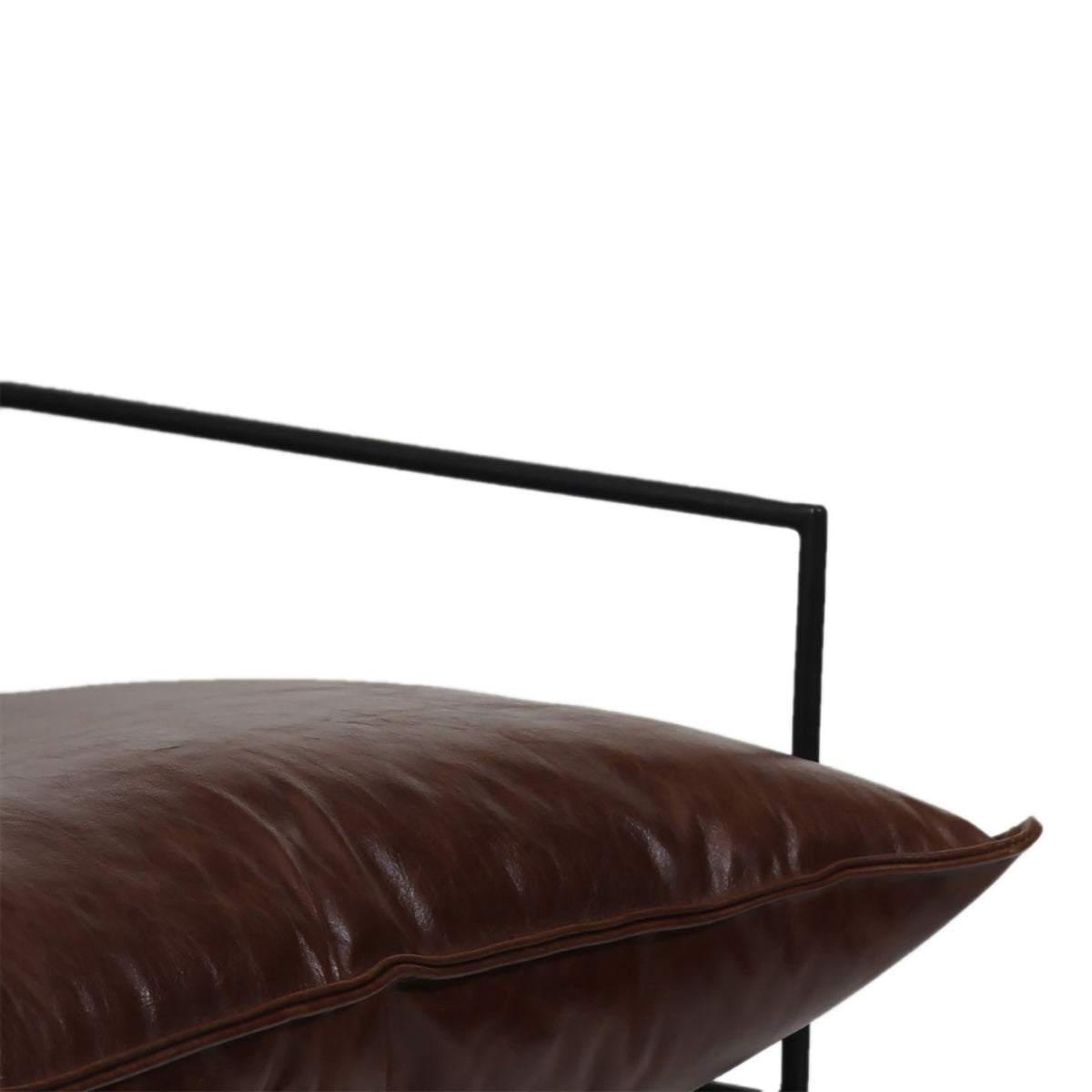 Ducal Black Iron Accent Chair