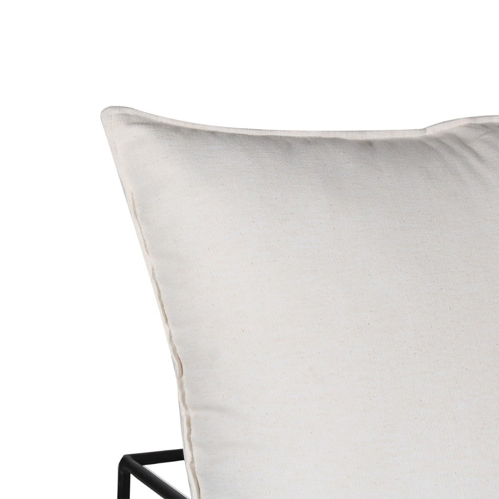 Ducal Black Iron Accent Chair