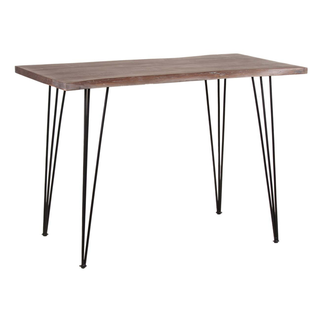 Forge Acacia Wood Counter Height Dining Table - Black Iron