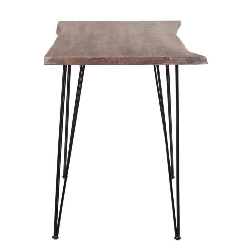 Forge Acacia Wood Counter Height Dining Table - Black Iron