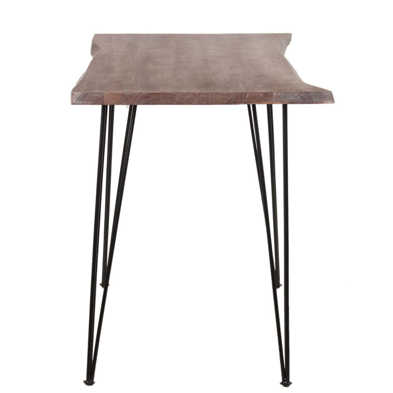 Forge Acacia Wood Counter Height Dining Table - Black Iron