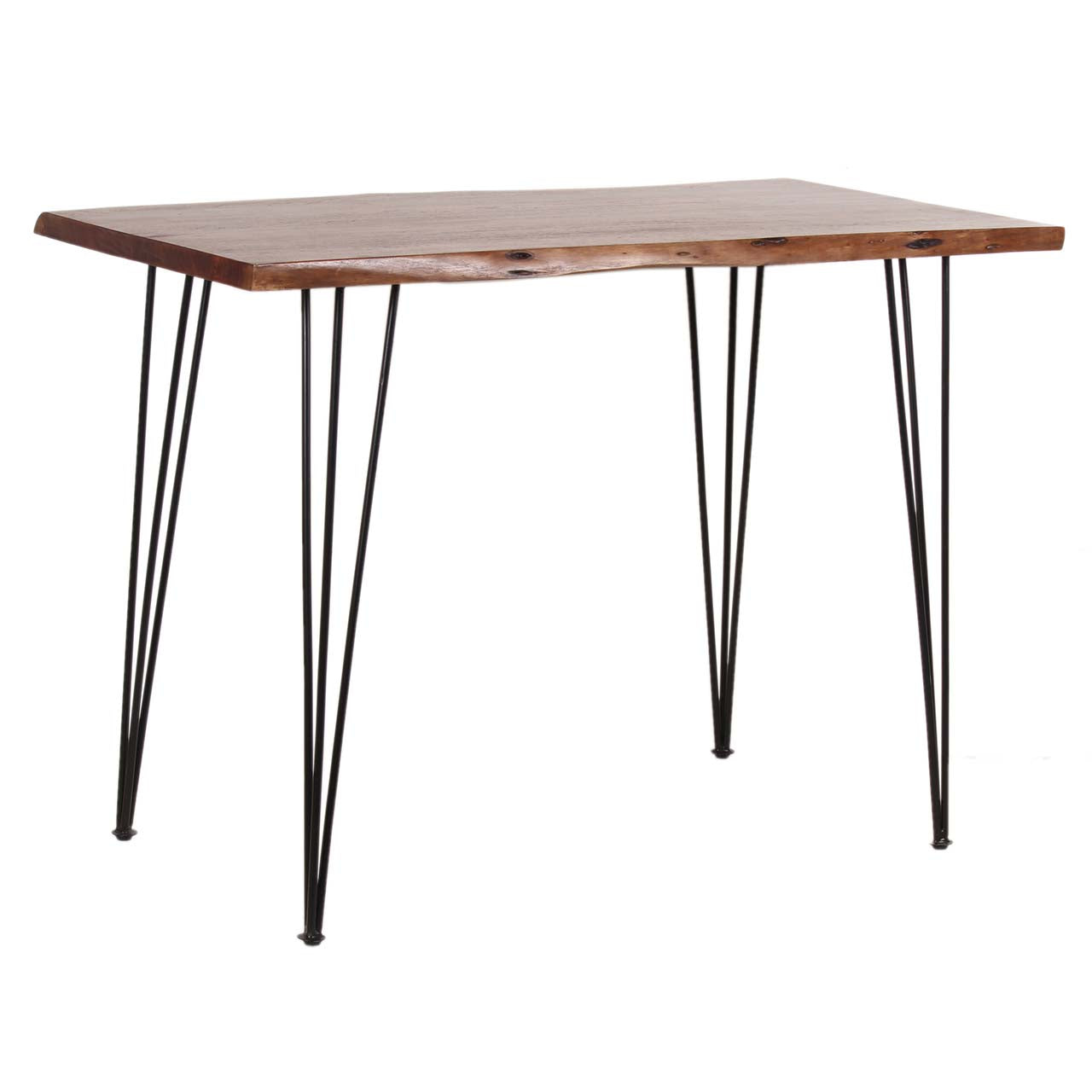 Forge Acacia Wood Counter Height Dining Table - Black Iron