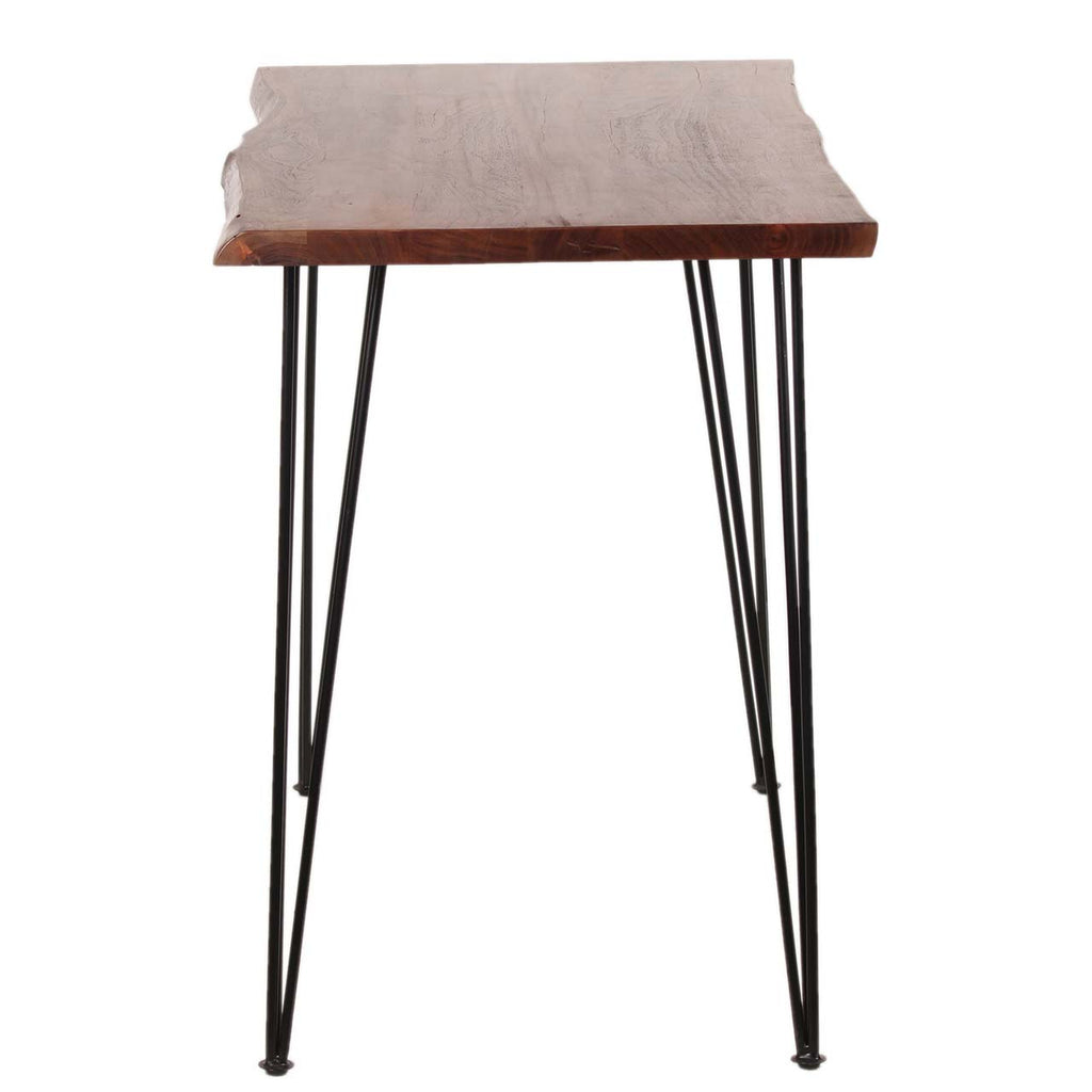 Forge Acacia Wood Counter Height Dining Table - Black Iron