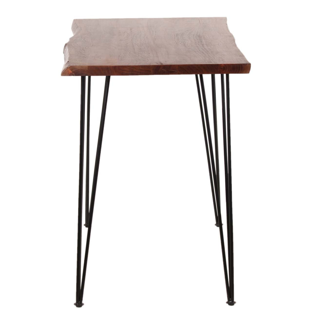 Forge Acacia Wood Counter Height Dining Table - Black Iron