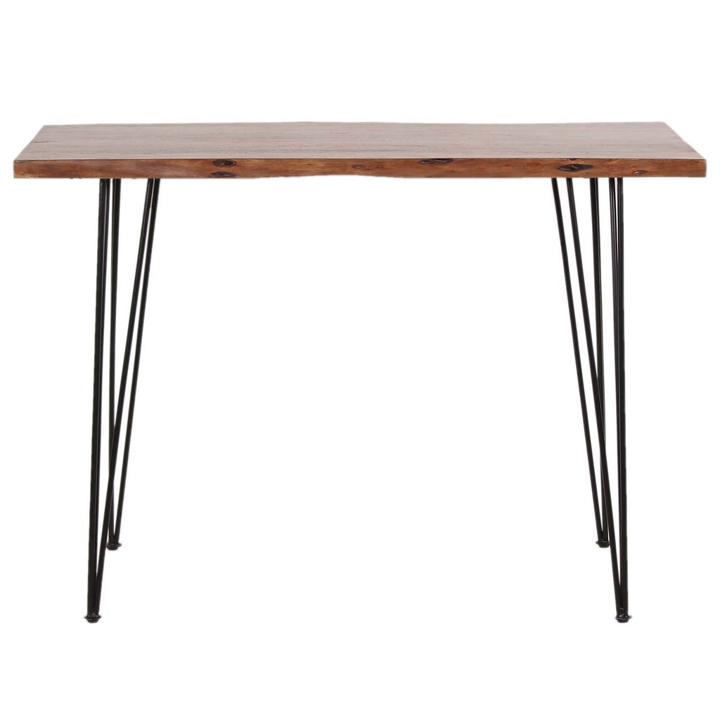 Forge Acacia Wood Counter Height Dining Table - Black Iron