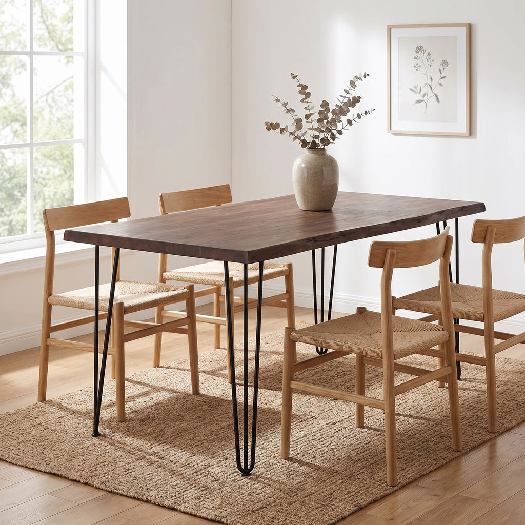 Forge Acacia Wood Dining Table Small