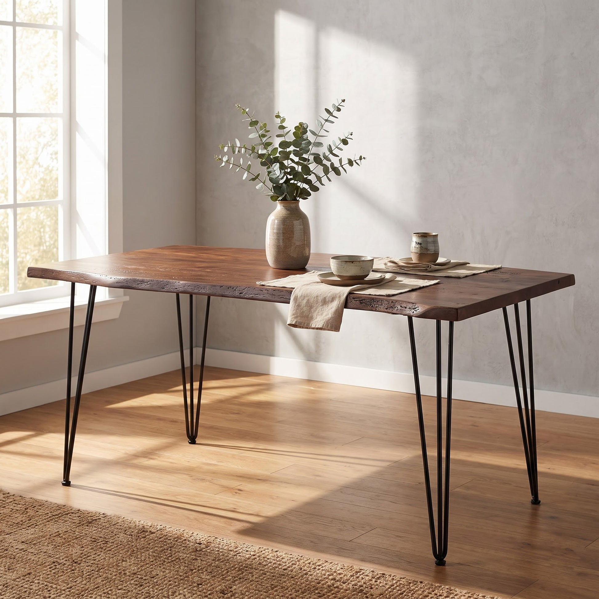 Forge Acacia Wood Dining Table Small