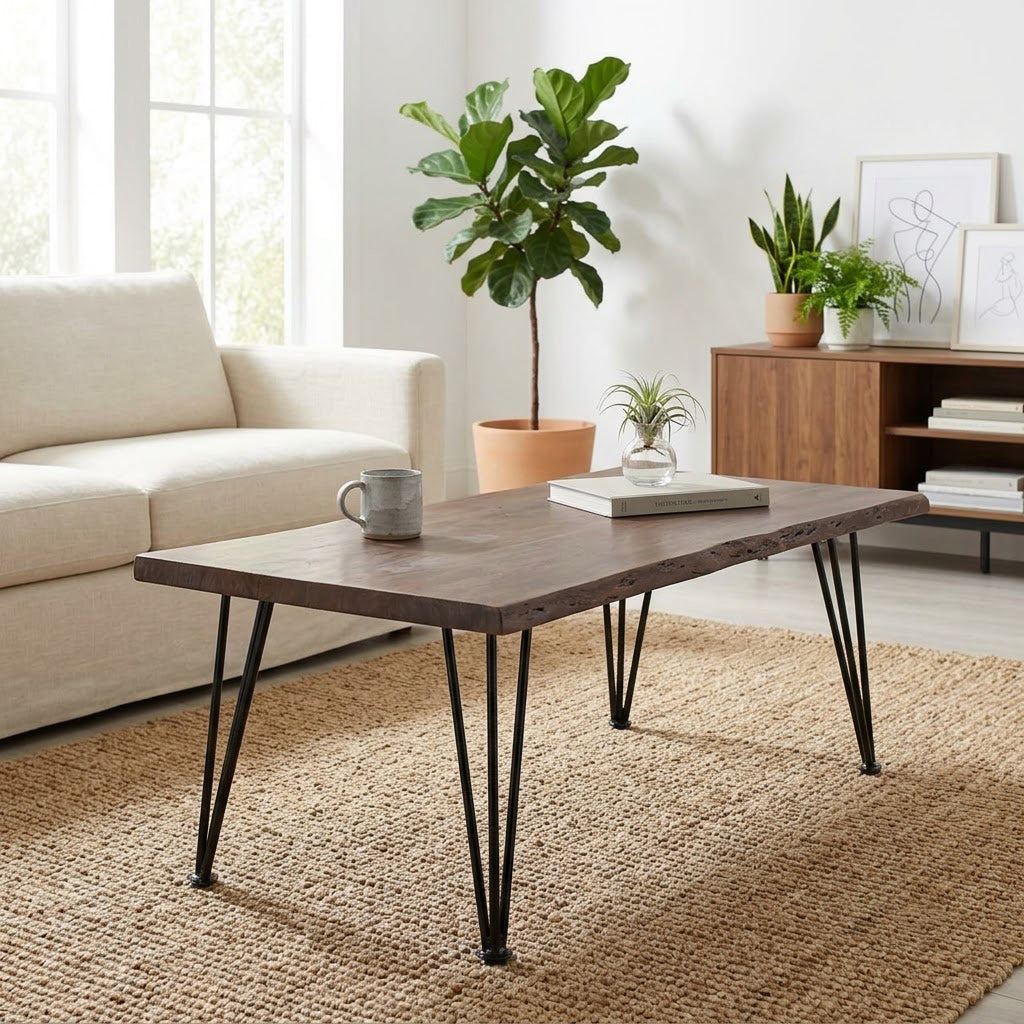 Forge Acacia Wood Coffee Table