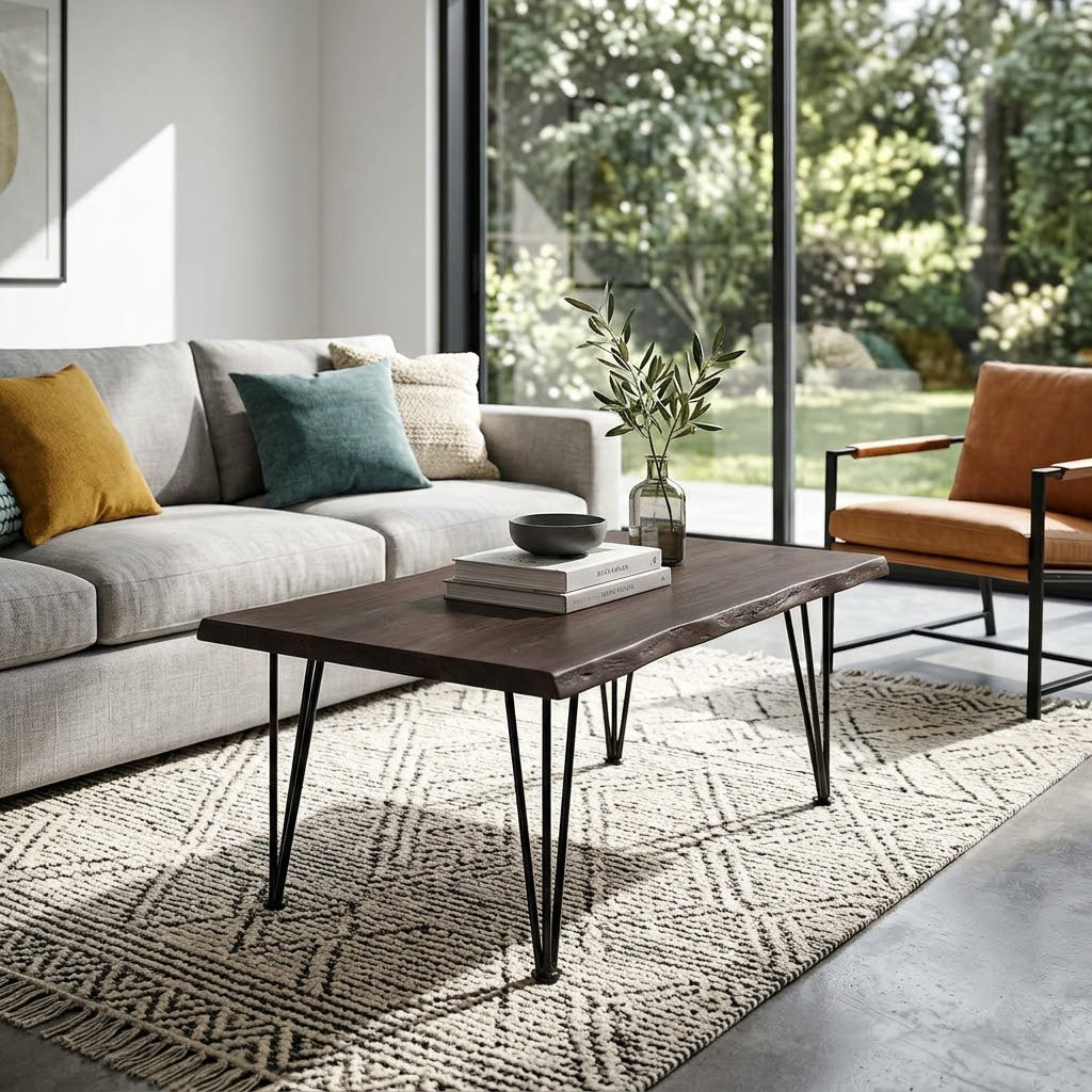 Forge Acacia Wood Coffee Table