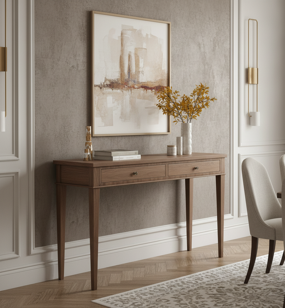 Mehana Acacia Wood Console Table