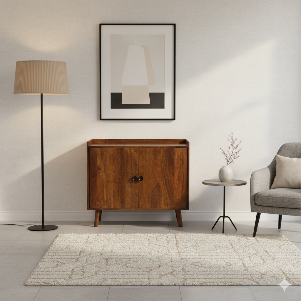 Bellville Mango Wood 2 Door Cabinet