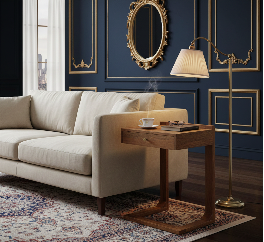 Bloem Acacia Wood 1 Drawer C Table