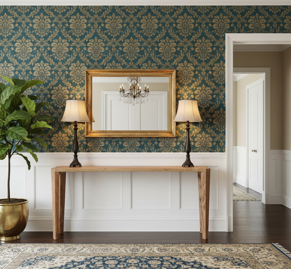 Mehana Acacia Wood Console Table