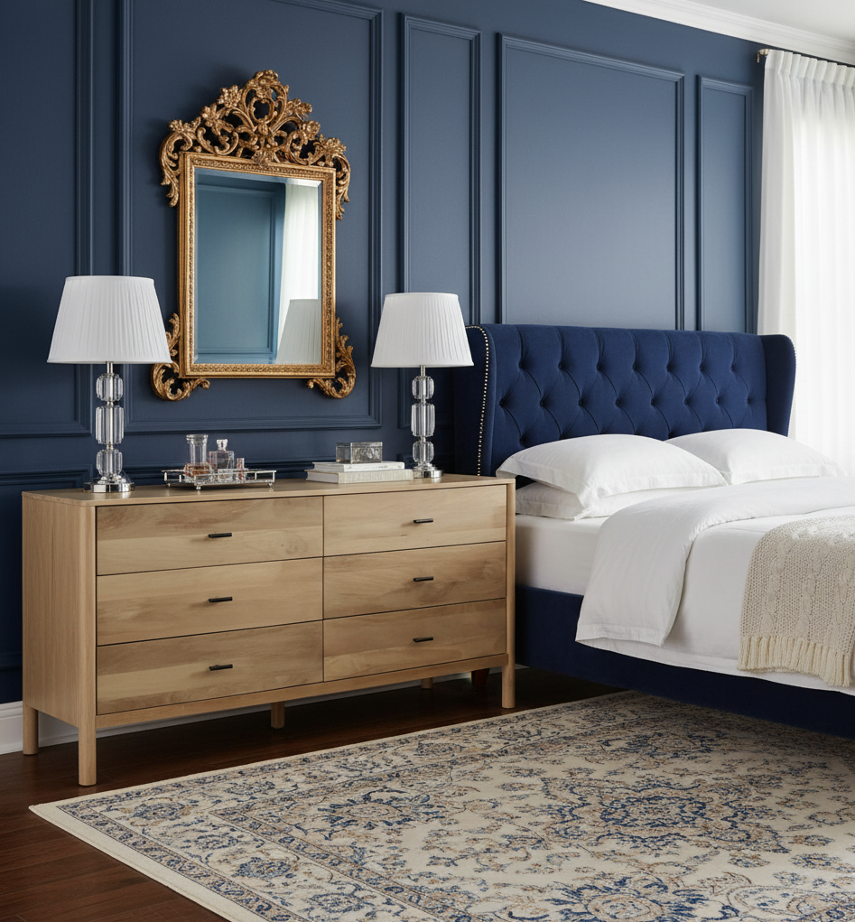 Dowen Mango Wood 6 Drawer Dresser
