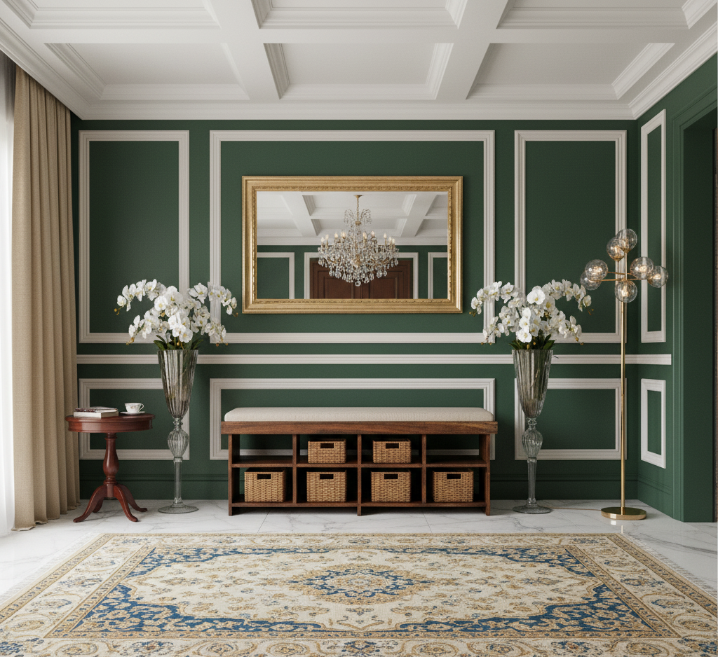 Morocco Entryway Upholstered Bench