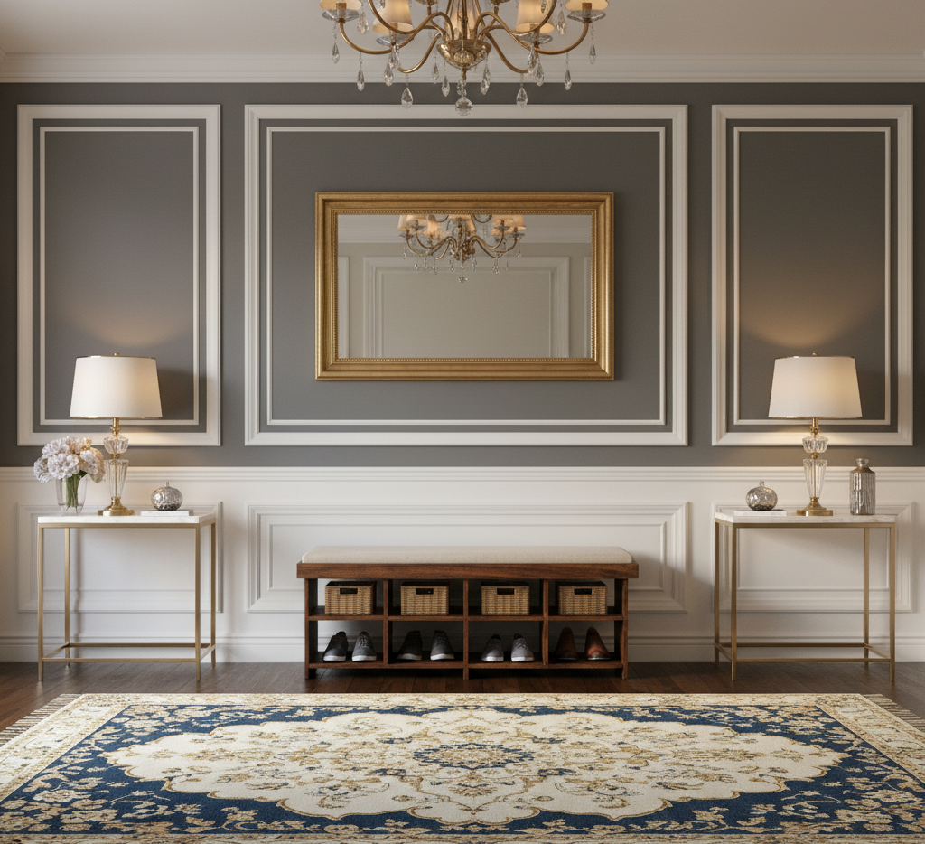 Morocco Entryway Upholstered Bench