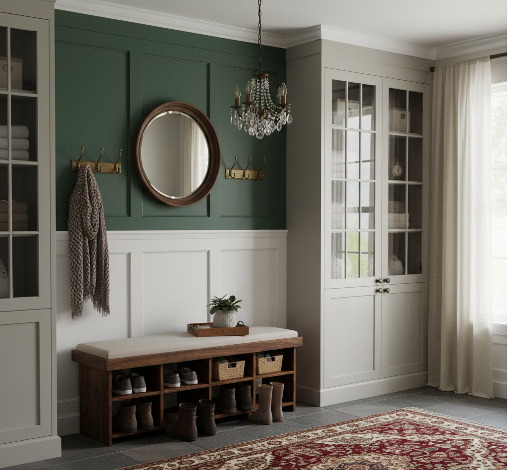 Morocco Entryway Upholstered Bench