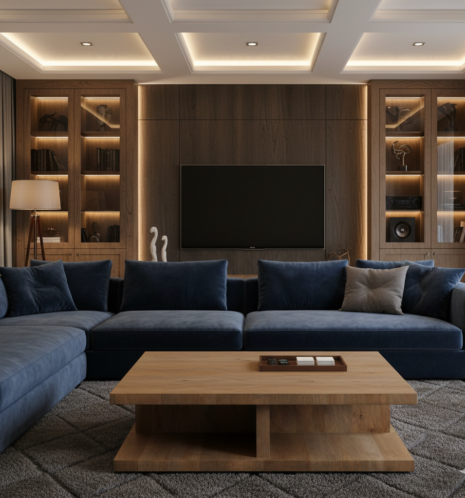 Fens Rectangular Mango Wood Coffee Table