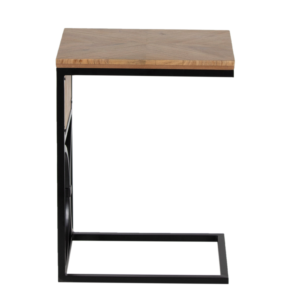 Glendon Acacia Wood Metal C Table