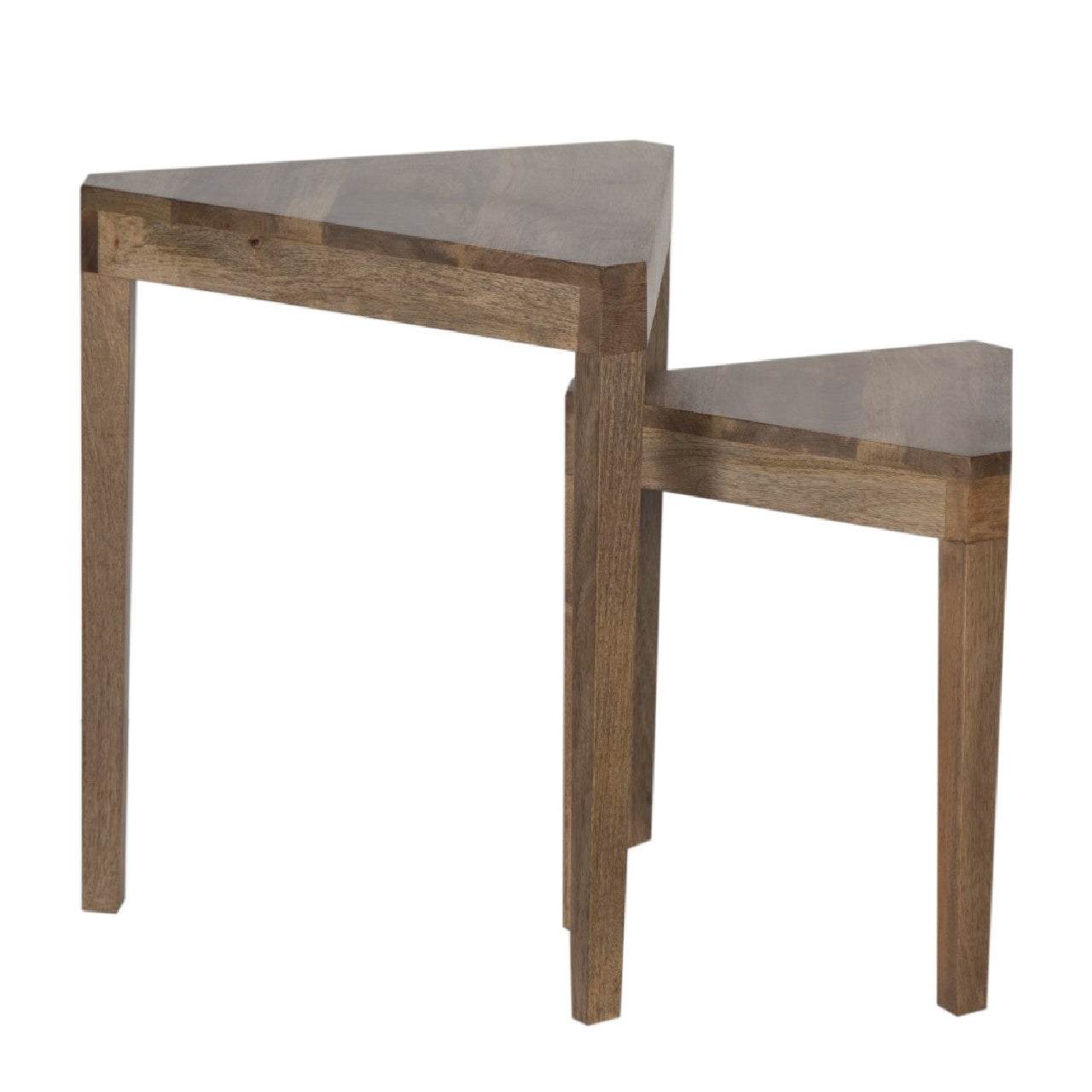 Hals Mango Wood Set of 2 Side Table