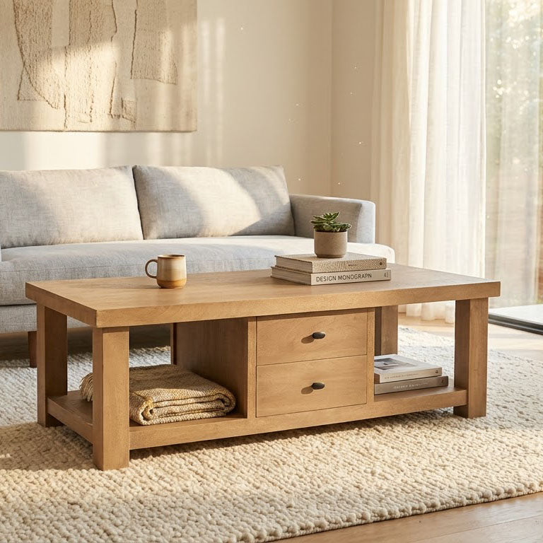 Hamil Mango Wood Coffee 1 Drawer