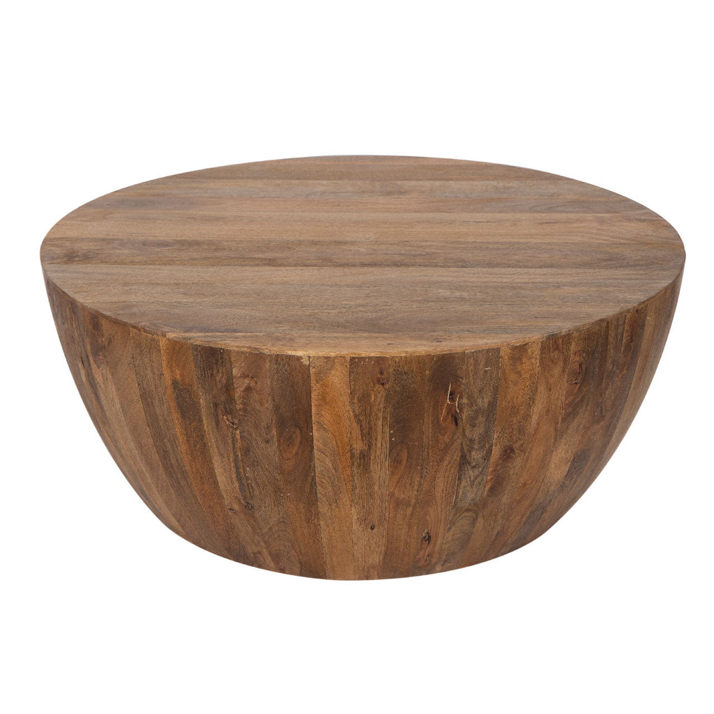 Hampton Mango Wood Round Coffee Table
