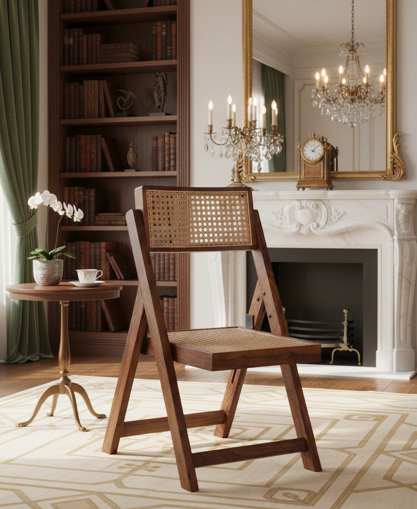 Havana Rattan Folding Chair