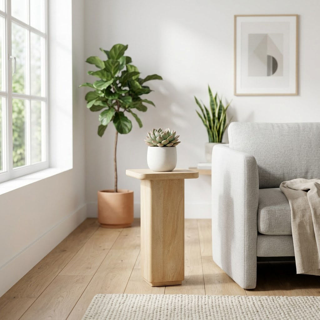 Helino Mango Wood Martini Table