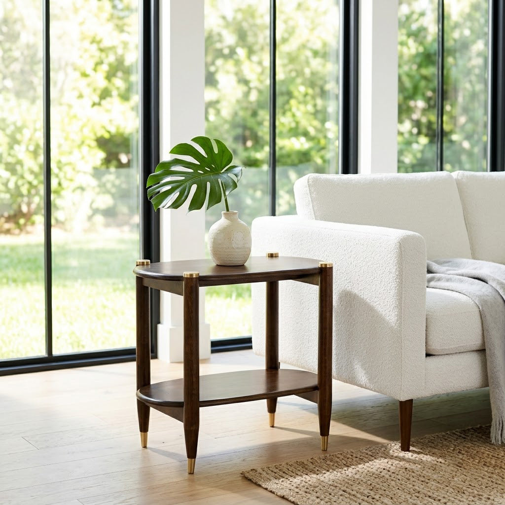Helsinki Mango Wood Side Table