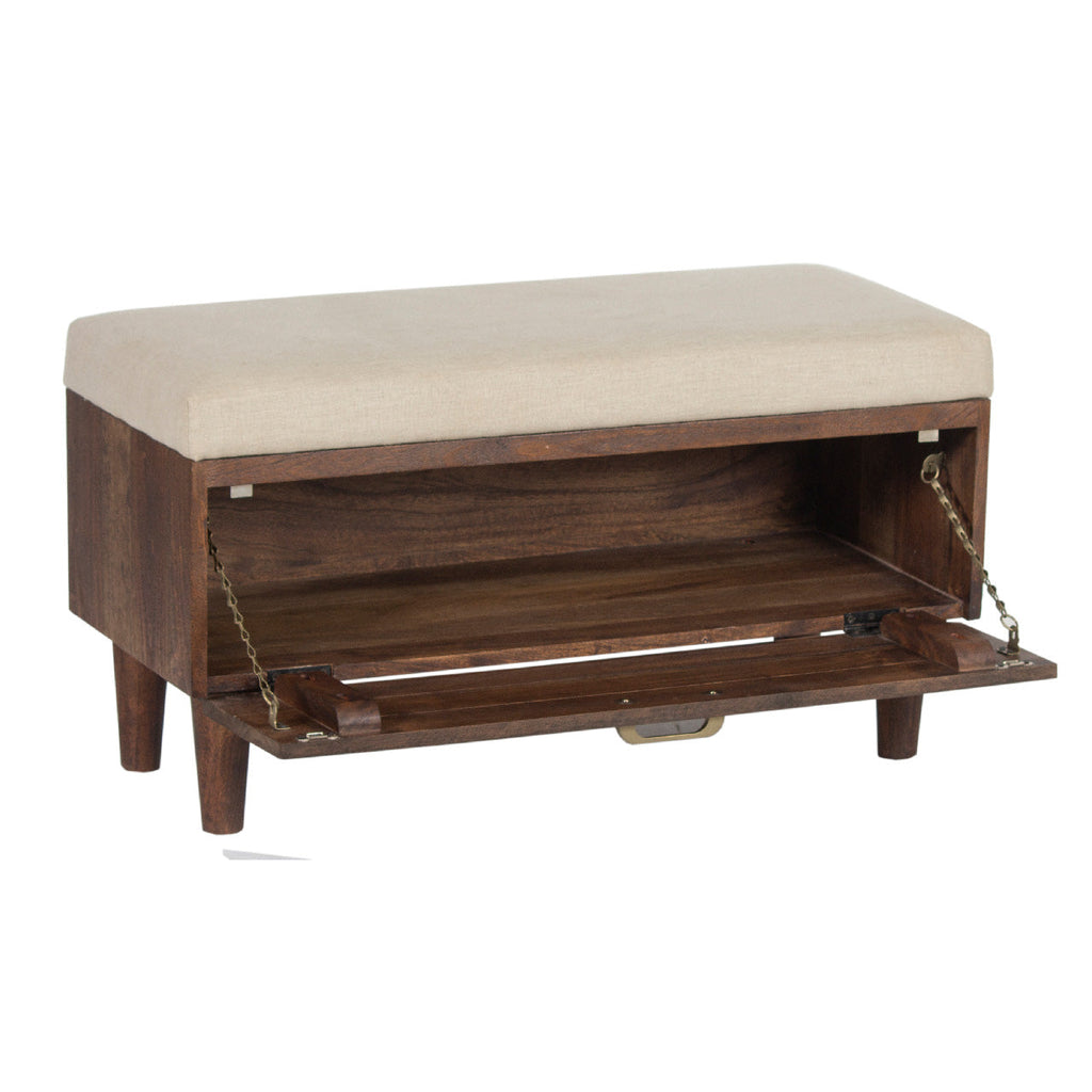 Herston Acacia Wood Storage Bench