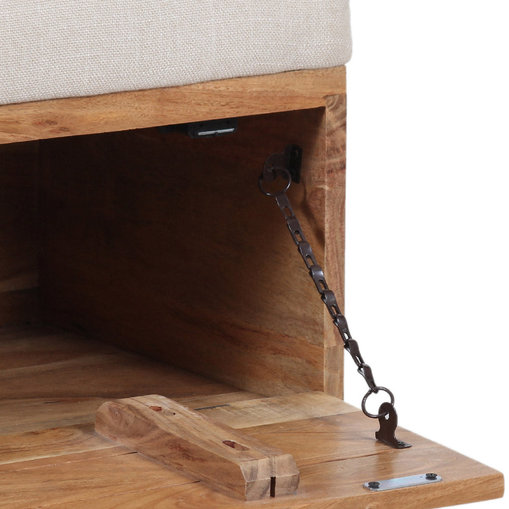 Herston Acacia Wood Storage Bench