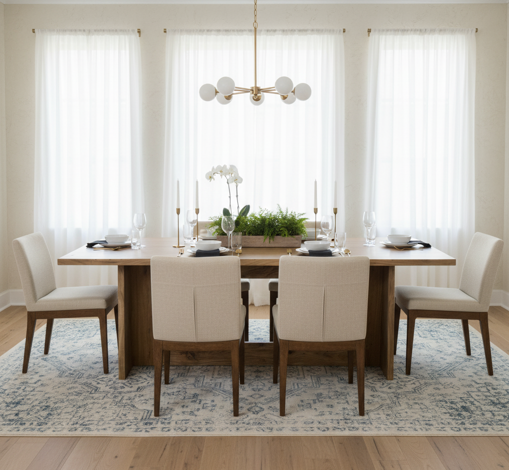 Jessica Acacia Natural Wood Dining Table