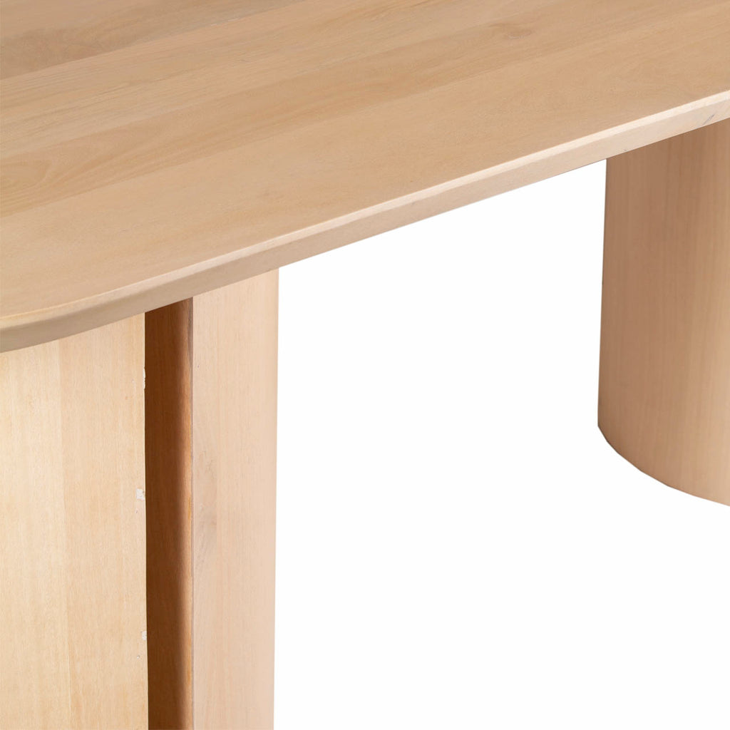 Kaden Mango Wood Rectangular Dining Table
