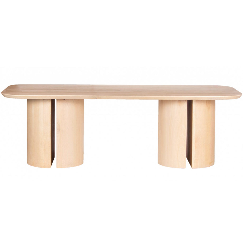 Kaden Mango Wood Rectangular Dining Table