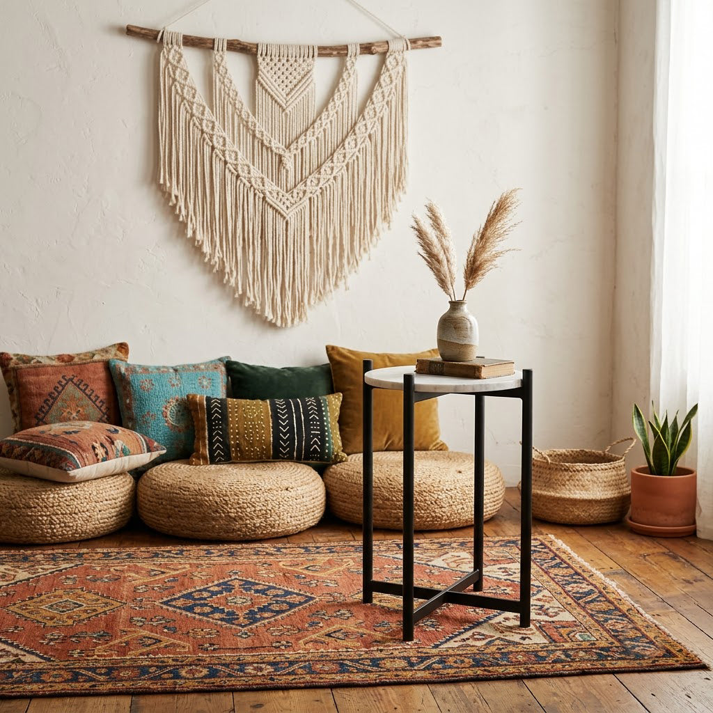Kaia Marble Top Side Table